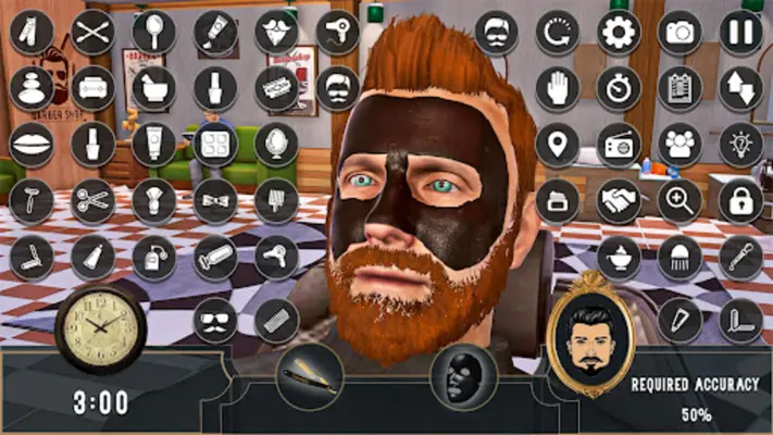 Barber Shop Games 3D android App screenshot 1